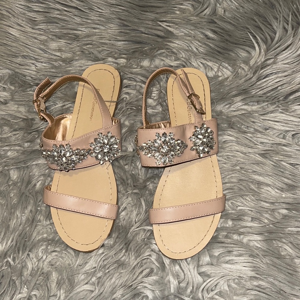Crystal style sandals